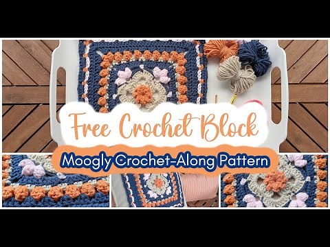 MooglyCAL 2025 Sweetcorn Motif Crochet Block | Full Tutorial & Walkthrough