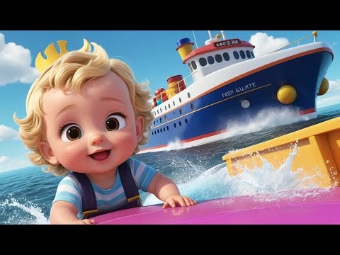 Ferry Boat Splash Splash Ride | Fun Kids Song | Exciting Water Adventure Rhyme