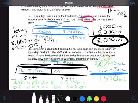 Engage NY grade 4 end of module 2 review test #4