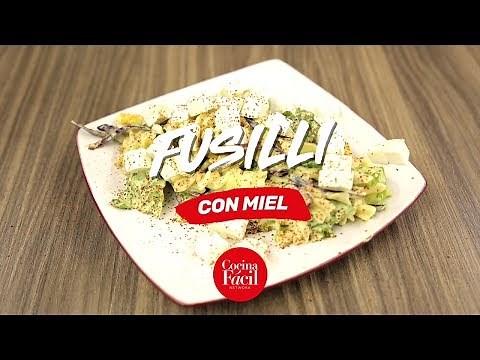 ¿Cómo preparar fusilli con miel y mostaza? ¡SÚPER FÁCIL! | Cocina Fácil