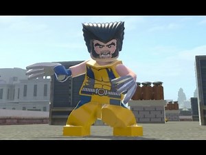 LEGO Marvel Super Heroes - Wolverine Free Roam Gameplay (Character Showcase)