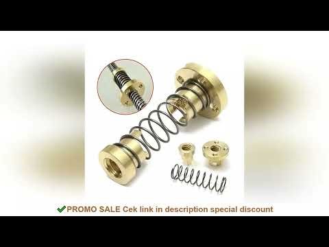 2Pcs/Lot Z axis T8 Anti Backlash Spring Loaded Nut Elimination Gap Nut for 8mm Threaded Rod Lead Scr