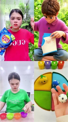 Bug Snack Prank & Colorful Ball Sorting Challenge 🐜🍿🥎