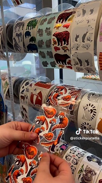 Welcome to Sticker Planet 💖🪐 #Sticker #Stickers #StickerShop #stickerplanet #vlog #losangeles #farmersmarket #peaceful #journey