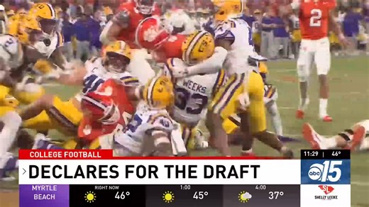 "I'm incredibly thankful" - Clemson TB Adam Randall This former Myrtle Beach standout declared for the NFL Draft Monday. I had a chance to sit-down with him this afternoon. Get his thoughts on what it would mean to get that call in April. | Brandon Dunn WPDE Sports