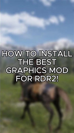 Tutorial How To Install Graphics Mod RDR2 #shorts #rdr2 #reddeadredemption2 #rdr2mods #tutorial