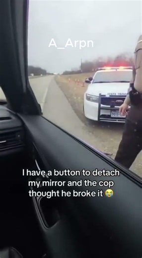 Officer Accidentally Breaks Mirror Gets Confused #shorts #trending