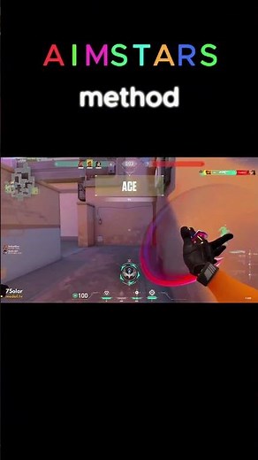 aimstars method🔛🔝 #valorant #valorantclutchmoments #valorantclips #valorantshor #gaming