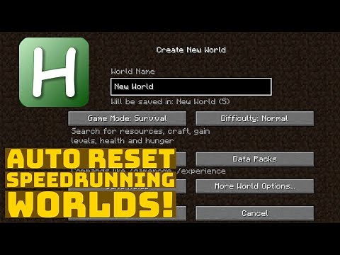 How TO AUTO RESET SPEEDRUNNING WORLDS | Auto script like streamers to reset your worlds instantly!