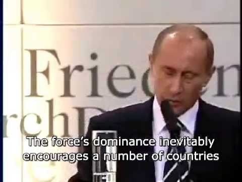 Putin's landmark speech at the Munich Security Conference (1/4)