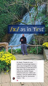 Responding to a follower's request. - "Early pronounciation" - /ɜ:/ sound . Monophthong . IPA . VOWEL SOUND #pronunciation | Jithesh Kolangareth