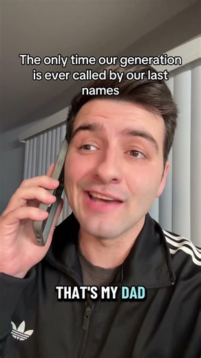 When you get called by your last name