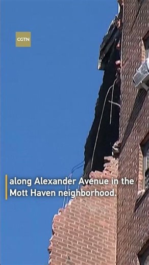 NYC apartment building partially collapses, ripping massive hole in Bronx high-rise