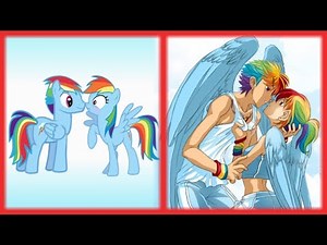 My Little Pony GENDERBEND /// LOVING COUPLE (PONY and HUMAN Form)!!!