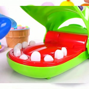3.2K views · 41 reactions | Satisfying videos how Crocodile dentist challenge with slime Toys for kids | swabigreenvfx | Swabigreenvfx | Facebook