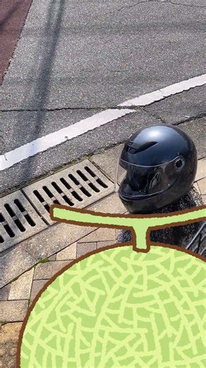 ヘルメット拾った