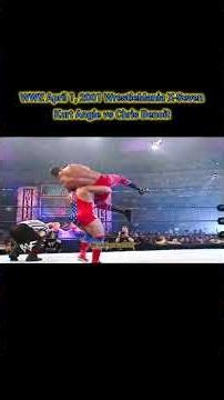 WWE Year 2001 WrestleMania X-Seven Kurt Angle vs Chris Benoit Match Short Video