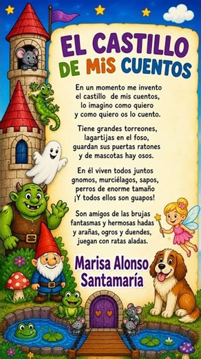 EL CASTILLO DE MIS CUENTOS Poema corta infantil