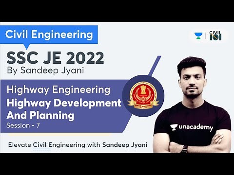 Highway Engineering | Highway Development And Planning | SSC JE | Civil Engineering | Sandeep Jyani