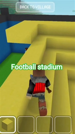 ⚽ I Built a biggest Football Stadium in Block Craft 3D! 🏟️🔥 #Shorts #gaming #yt shorts #minecraft