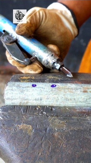 DIY Center Punch Hack – Spring Tool You Can Build Yourself #shorts