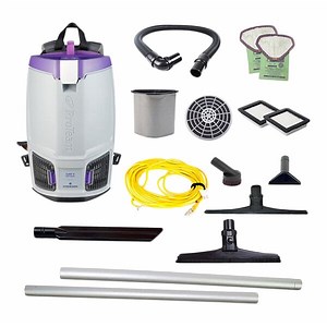 ProTeam GoFit® 6 107702 6 Qt. Backpack Vacuum with 107463 15" Sidewinder Hard Surface / Carpet Kit - 120V