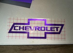 Chevy Bow Tie Vinyl Decal Sticker: Car, Window, Cup Decor | Truck Lover Stickers, Chevy Lover Decal - Etsy