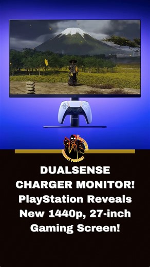 PS5 MONITOR: Sony Reveals 27" DualSense Charging Display (1440p, 240Hz, 2026!)
