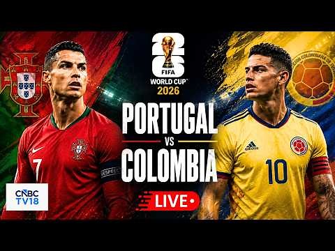 🔴Portugal vs Colombia LIVE: FIFA World Cup Match | POR vs COL Live | Ronaldo | James Rodríguez |N18G