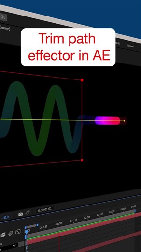 TUTORIAL: Mask effector controlling Trim Path in AE using Wave The Path