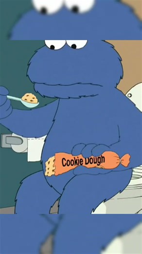 Cookie Monster Gets High on Cookie Dough 🍪 #FamilyGuy #Shorts