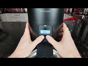 How to reset the Petlibro automatic cat food dispenser