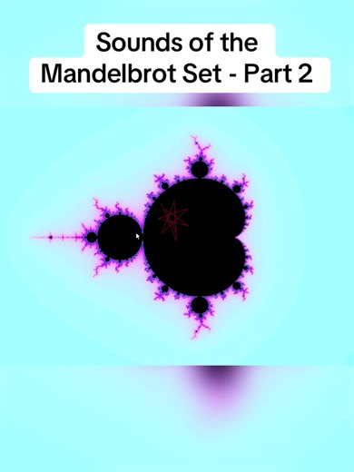 Sounds of the Mandelbrot Set - Part 2 #usa #fyp #viral | mandelbrot set
