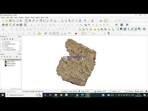How to Import Tiff or .ECW files and Excel file (.CSV) file into QGIS
