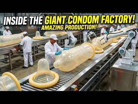How Condoms Are Made in a Modern Factory – From Latex to Finished Protective Products (Full Process)