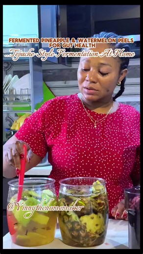 Fermented Pineapple & Watermelon Peels for Gut Health