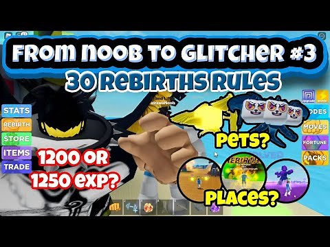 From Noob to Glitcher #3 - Glitchable Pets and Their Exp | Muscle Legends Roblox