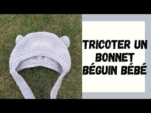 COMMENT TRICOTER UN BONNET BÉGUIN POUR BÉBÉ ?? | MON TIROIR DE COUTURE