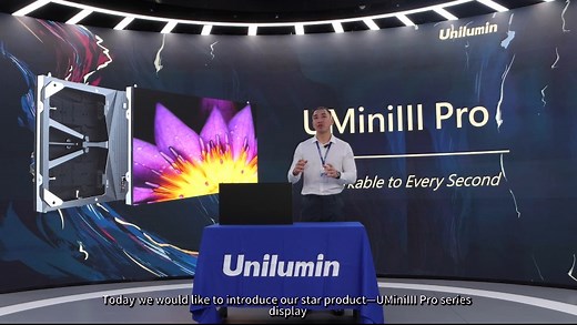 【Unilumin Prime Product Hour】 Today let's unveil the last product of this prime product series – UMiniIII Pro, the shining outcome of Unilumin's advanced Mini LED technology, which has unlimited potential for raising your commercial value. Check the video to get detailed information. If you are interested, don’t hesitate to contact sales@unilumin.com. #LED #leddisplay #Unilumin #MiniLED #finepitch https://www.unilumin.com/products/professional-amp-commercial/974.html | Unilumin