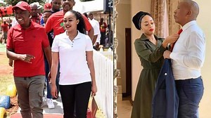 Julius Malema, beautiful wife Mantwa Matlala's marriage story: "Love you babe"
