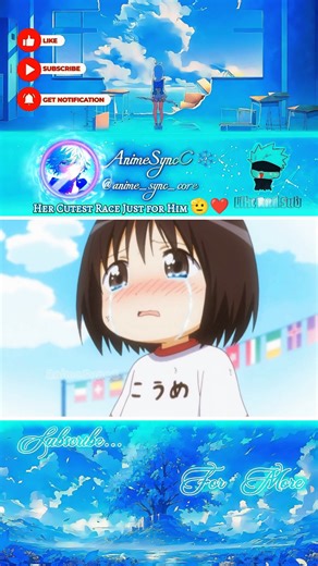 Her Cutest Race Just For Him ✨