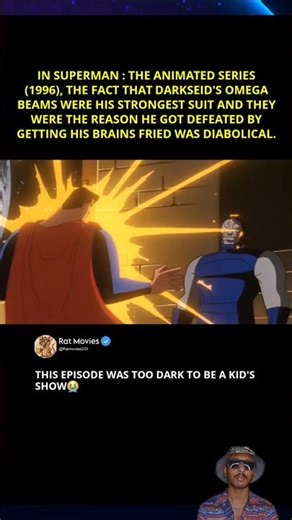 Darkseid vs Superman Final Fight Scene | Superman : The Animated Scenes (1996) | #shorts