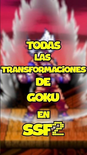 All of Goku's transformations from SSJ to SSJ10 in SSF2 #supersmashflash2