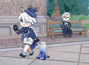 芙宁娜在找她的那维莱特，她很高兴她找到了《画师心臓弱眞君》