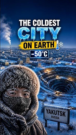 Inside the Coldest City on Earth🥶❄️🌍