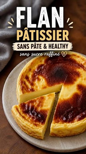 The best healthy custard 😍 Crustless, sugar-free & ultra creamy
