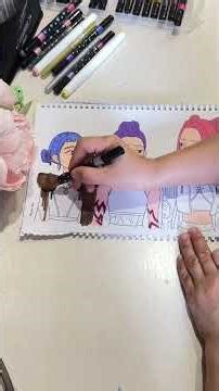 • “Three Hearts, Three Worlds” #relaxingart #coloringbook #stressrelief