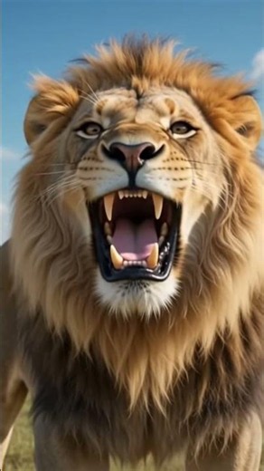 Lion Sound for Kids 🦁 | Roar Roar Animal Sounds #Shorts