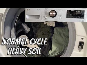 Normal Cycle with Heavy Soil - LG WM4000HWA Front Load Washer (FULL CYCLE)