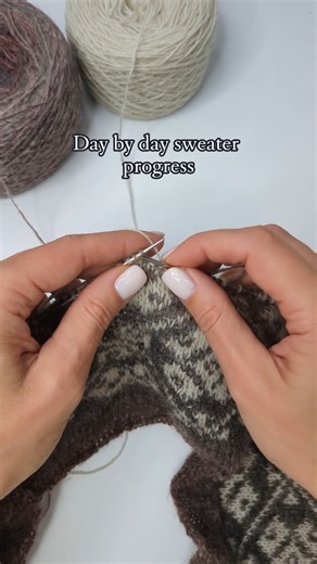 Knitting Patterns | Zanete Husaina on Instagram: "I am so excited to finally share that the #elzasweater is officially out! This project was such a spontaneous, "drop-everything" cast-on for me. It is an all-over stranded colourwork raglan with a motif inspired by a traditional Latvian mitten, and because the design is so symmetric and intuitive, it is a very rhythmic and relaxing knit. 🧶 I used Dundaga Wool from Paces Vilnas Fabrika for the sample, which is a minimally processed yarn that pres